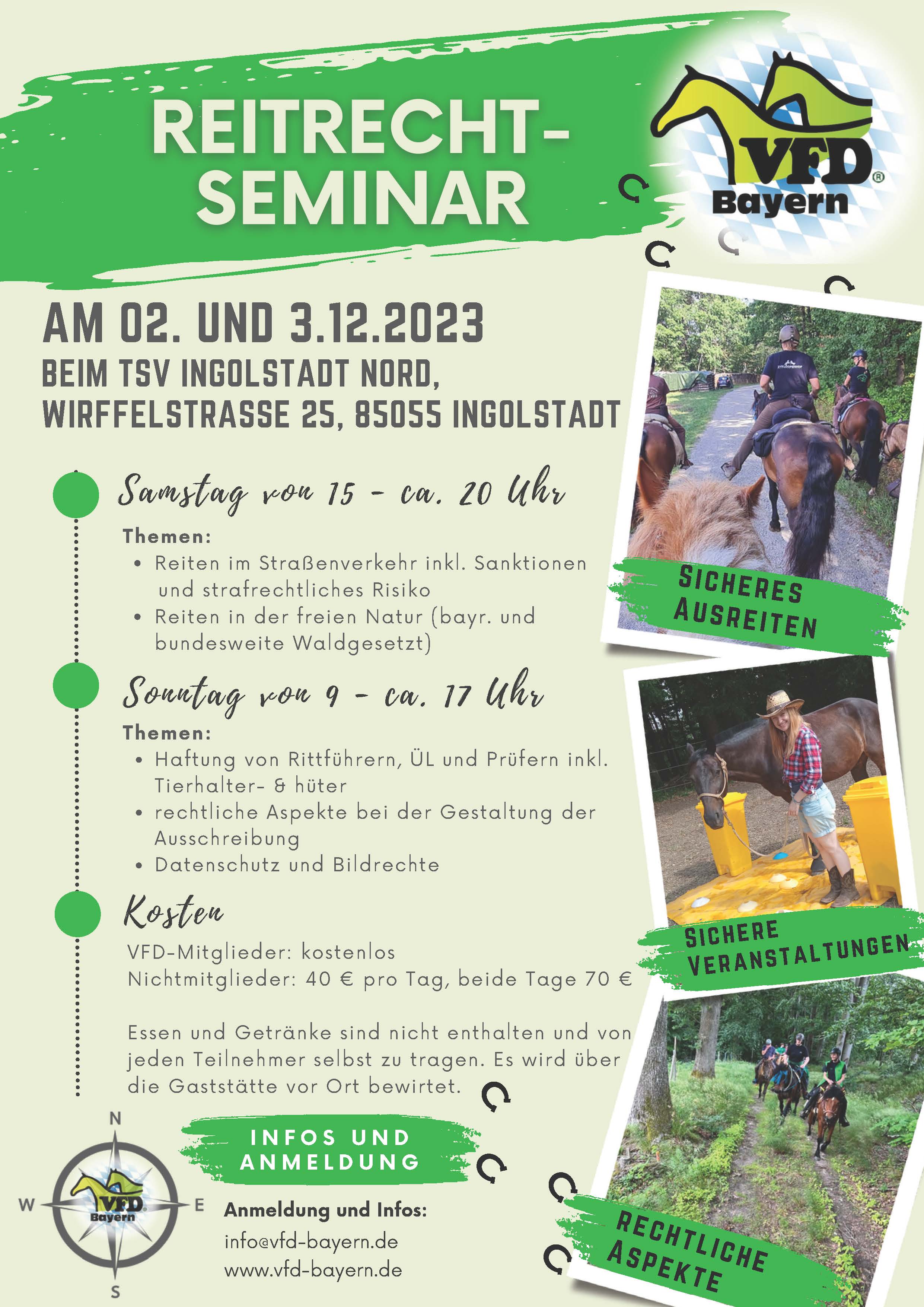Flyer Reitrechtseminar