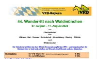 Waldmünchenritt vom 07. bis. 11. August 2023
